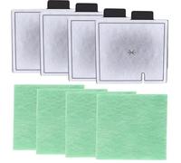 8 PCS Cf2 Filter Service Pack 3 Month, Replacement Kit Compatible with Interpet Cf2 Filter, Fish Tank Filter Cartridges for Aquarium Maintenance, Promotes Water Clarity and Biological Balance