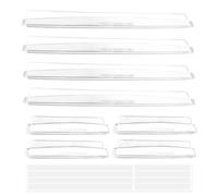 8 Pcs Clear Car Door Edge Protector Strips - Flexible Self-Adhesive Auto Door Edge Guard Rubber Strips, Anti-Scratch Universal Car Protector for Most Vehicles, SUVs, Sedans, and Trucks