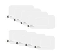 8 PCS Clear Windshield Electrostatic Film, Premium Static Adhesive Dash Cam Stickers, Transparent Mounting Film for Phone & Projection Screen