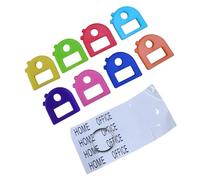 8 pcs colorful cover sleeves and accessories management tools to cover the sleeves for efficient differentiation, フリーサイズ