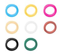 8 pcs colorful cover sleeves and accessories management tools to cover the sleeves for efficient differentiation, フリーサイズ