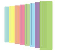 8 PCS Colour Reading Strips Guided Reading Visual Aids Reading Tracking Rulers for Dyslexia, Reading Beginner, and to Reduce Visual Stress(8 Colors)