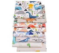 8 Pcs Cotton Fabric for Dressmaking Clothes,Print Fat Quarters Material for Sewing,Quilting Fabric Bundle Squares Patchwork for Craft DIY Scrapbooking