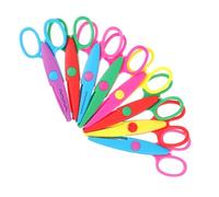 8 Pcs Craft Scissors 5 inch Serrated Craft Scissor Decorative Paper Edge Scissor Set 6 Pattern Colorful Zig Zag Scissors Crafting Scrapbooking Supplies for Teachers Crafts Scrapbooking DIY Projects