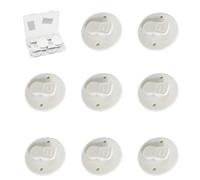 8 Pcs Curtain Clip White Shower Splash Guard Curtain Holder for Home Decoration Indoor and Outdoor