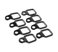 8 PCS D Ring Anchors,Aluminum Alloy D-Ring Anchors for JK YJ TJ JKU Sports Sahara for Freedom Rubicon X Unlimited 1995-2017