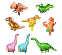 8 PCS Dinosaur Balloons, Large Self-Sealing & Durable, Realistic T-Rex & Triceratops, a Perfect Dinosaur Balloon for Ballons Decoration Birthday Party, Great for Dino Lovers