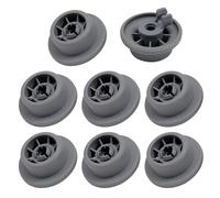 8 Pcs Dishwasher Basket Wheels Lower Wheel Replacement for Bosch Kenmore & Neff Siemens 165314
