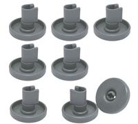 8 Pcs Dishwasher Wheels, Universal Basket Rollers Replacement 40mm Dishwasher Assembly Compatible with AEG Favorit/Privileg/Zanussi