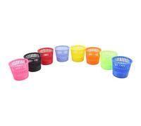 8 Pcs Dollhouse Trash Can Mini Trash Bin Miniature Garbage Can 1 12 Scale Doll House Accessories Mini Waste Bin Model Table Decor Cleaning Toy