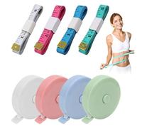 8 Pcs Dual Sided Measuring Tape for Body Measurements,60inch/150cm Body Measuring Tape,Retractable Tape Measure,Soft Tailors Tape Measure for Tailoring,Sewing,Chest,Waist