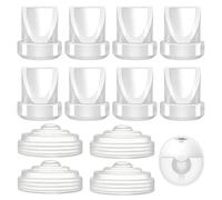 8 Pcs Duckbill Valves and 4 Pcs Diaphragm for Momcozy M5 Replacement Parts, Silicone Breastfeeding for Momcozy Breast Pump Replacement