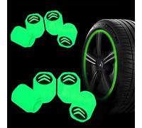 8 PCS Dust Caps for Car Tyres for Citroen AMI Electric 2020-, Fluorescent Car Tire Valve Caps Valve Caps Fashion Luminous Tyre Cap for General Cars Motorbike Bicycle