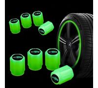8 PCS Dust Caps for Car Tyres for SEAT Ibiza 1993-2026, Fluorescent Car Tire Valve Caps Valve Caps Fashion Luminous Tyre Cap for General Cars Motorbike Bicycle