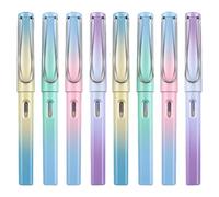 8 Pcs Eternal Pencils Infinity Pencils with Eraser Gradient Forever Pencil for Writing Drawing Students Home Office School Supplies