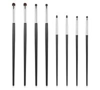 8 PCS Eyeliner Brushes Set, Mini Eye Makeup Brush Set Ultra Thin Brush Precision Fine Point Eyeliner Brush Flat for Eyeshadow, Eyeliner, Powder, Cream & Liquid Concealer