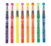 8 Pcs Face Paint Pen Glow In the Dark 8 Color Neon Face Paint Markers Under UV Light Body Painting Kit Washable Temporary Tattoo Marker for Glow Party Festival Accessories Halloween Makeup