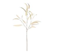 8 Pcs Faux Olive Branches For Vases, 70cm/27.6in Tall, Autumn Eucalyptus Leaves Fake Plant Spray For Home Tall Vase Festival Indoor Outdoor Table Centerpiece Fireplace Decor (70cm/27.6in,White)