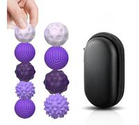 8 PCS Fidget Magnetic Balls Stress Relief Sensory Tools for Autism ADHD, Quiet Magnet Balls with Silicone Shell, Office Desk Gadgets for Finger Anxiety Relief