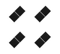 8 Pcs Fire Resistant Welding Blanket Carbon Felt Foldable Black Mat | Welders and DIY Hobbyists, Outdoor Parties, Camp Kitchen Use, Protects Lawns and Wooden Decks