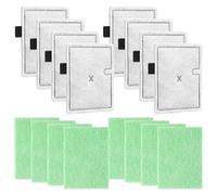 8 Pcs Fish Tank Filter Cartridges Compatible with Interpet CF1 Cartridge Filter - 8 Month Filter Service Kit Fish Tank Filter Cartridges for Aquarium (8 filter Cartridges 8 Algaway Pads)