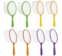 8 Pcs Fishing Nets for Kids Outdoor Kids Fishing Net, Suitable for Outdoor and Indoor Use Childs Fishing Net, Baby Bathing Water Play, Children's Insect Catching Net etc