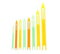 8 Pcs Fishing Netting Needle Shuttles Kit Plastic Fishing Net Shuttle Mending Fishing Net Tools Fishing Accessories Fishing Net Needle Netting Needle Shuttles Mending Needle Weaving Needle Shuttles