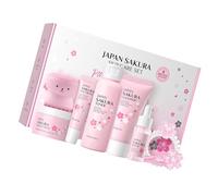 8 Pcs Flower Skincare Set Beauty Present Set With Essences Cream Cleanser Toner Serums Eye Cream For Teen Girls