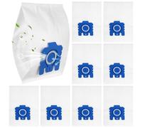 8 Pcs for Miele GN Vacuum Bags Compatible with Miele Hoover Bags GN Vacuum Cleaner Bag for Classic C1 Complete C2 C3, S2 S5 S8 S400 Series
