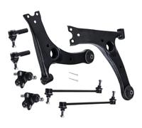 8 Pcs Front Lower Control Arm Assembly Sway Bar Link Compatible for Toyota Matrix 2003 2004 2005 2006 2007 2008