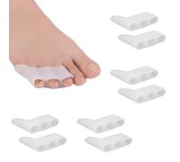 8 Pcs Gel Toe Separators Soft Little Toe Straightener Durable Tailors Bunion Corrector for Men Women Child