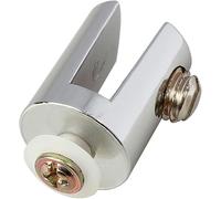 8 Pcs Glass Clamp Bathroom Mirror Clips Zinc Alloy Glass Clip Shelf Support Brackets Holder, Suitable for Bathroom,Living Room,Public Places,Silver(4-6mm)