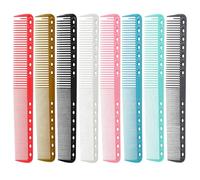 8 PCS Hair Cutting Comb, Professional Carbon Combs for Hair Stylist, Multi-Function, Suitable for Salon Men and Women Haircut (Multiple Colors)