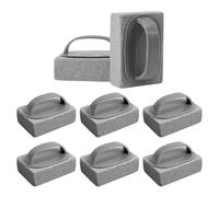 8 Pcs Hand-Held Pool Pumice Stone for Pool Tile Cleaning,Pumice Flat Top Cleaning Stone Removing Stains,Pool Stones Cleaning Block with Handle for Swimming Pools Spa Tile Grout Concrete Clean