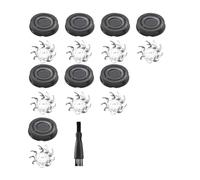 8 PCS Head Shaver Replacement Blades，Compatible For SKULL SHAVER，Pitbull Carver PRO 4 Head Electric Razor Replacement Head Replace(8 Pcs BLACK)