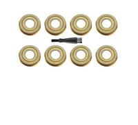 8 PCS Head Shaver Replacement Blades，Compatible For SKULL SHAVER，Pitbull Carver PRO 4 Head Electric Razor Replacement Head Replace(8 Pcs GOLD)