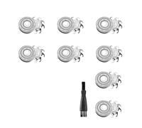 8 PCS Head Shaver Replacement Blades，Compatible For SKULL SHAVER，Pitbull Carver PRO 4 Head Electric Razor Replacement Head Replace(8 Pcs SILVERY)