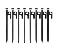 8 Pcs Heavy Duty Tent Pegs 40cm High Strength Steel Camping Tent Stakes wit