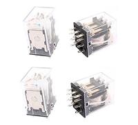 8 Pcs HH53PL AC 36V Coil 3P2T Red LED Lamp Light General Purpose Power Relay