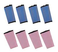 8 Pcs Horse Leg Fly Boots, Pink and Blue Breathable Mesh Horse Leggings, Adjustable Textile Leg Wraps for Pasture Turnout, 15 x 15 x 8.5 in, 37 x 37 x 47 cm