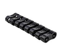 8 Pcs Hose Separator Clamp Set for 4AN 6AN Oil Fuel Hose Lines Supporting Neat Hose Arrangement and Secure Connection (AN4)