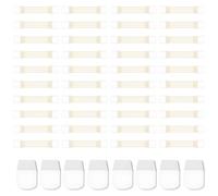 8 Pcs Invisible Neck Lift Tape Set, Neck Firming Tape for Neck Wrinkle, Elastic Fabric, 40 Pcs Patches, Skin Color, 7.1 in / 18 cm Neck Instant Lifting Tape for Women