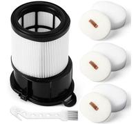 8 Pcs IP1251 IP3251 Filter Replacement Compatible with Shark Cordless PowerDetect Clean and Empty Lightweight Stick Vacuum, 1 Post-Motor Filter, 3 Pre-Motor Filter sets, 1 Cleaning Brush