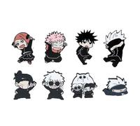 8 Pcs Itadori Fushiguro Badge Anime Figure Cute Brooch Black and White Enamel Pin Itadori Fushiguro Cosplay Backpack Decor