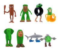 8 Pcs Italian Brainrot Toys, Italian Brainrot Action Figures Set, Tralalero Tralala Desk Toy Decorations, Funny Toy Figure Includes Creative Shark Monkey and More, for Fans Colleagues Friends