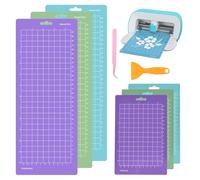 8 PCS Joy Mat Joy Accessories - 4.5" x 12" & 4.5" x 6.5" Extra Mats with Free Scraper & Tweezers | Standard, Light & Strong Grip
