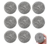 8 Pcs Kettle Descaler Balls, 5cm Limescale Remover Kettle Balls, Efficient Kettle Limescale Remover, Kitchen Cleaning Descaler For Kettle Tablets, Wire Ball For Pot Cleaning