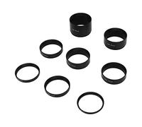 8 PCS M48X0.75 Length Extension Tube Kit, 3mm 5mm 7mm 10mm 12mm 15mm 20mm 30mm M48 Threaded Extending Tube for Astronomical Telescope Photography
