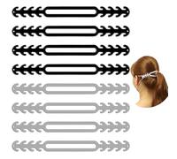 8 PCS Mask Extension Strap Ear Strap Hook Adjustable Anti-Slip Ear Grips Band Extender Ear Protector for Girls,Women, Adults and Children(Black*4,Grey*4)