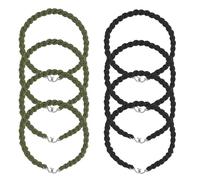 8 Pcs Military Twisters Trouser Twists, Elastic Boot Straps Trouser Twists Leg, Ties Military Boot Blousing Straps Blousing Garters With Metal Hooks For Pants Men And Women Outdoor Hiking Military